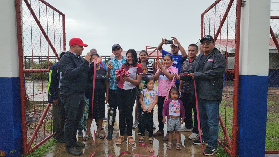 Inauguramos el Mejoramiento de la Escuela de la comunidad de Km.43