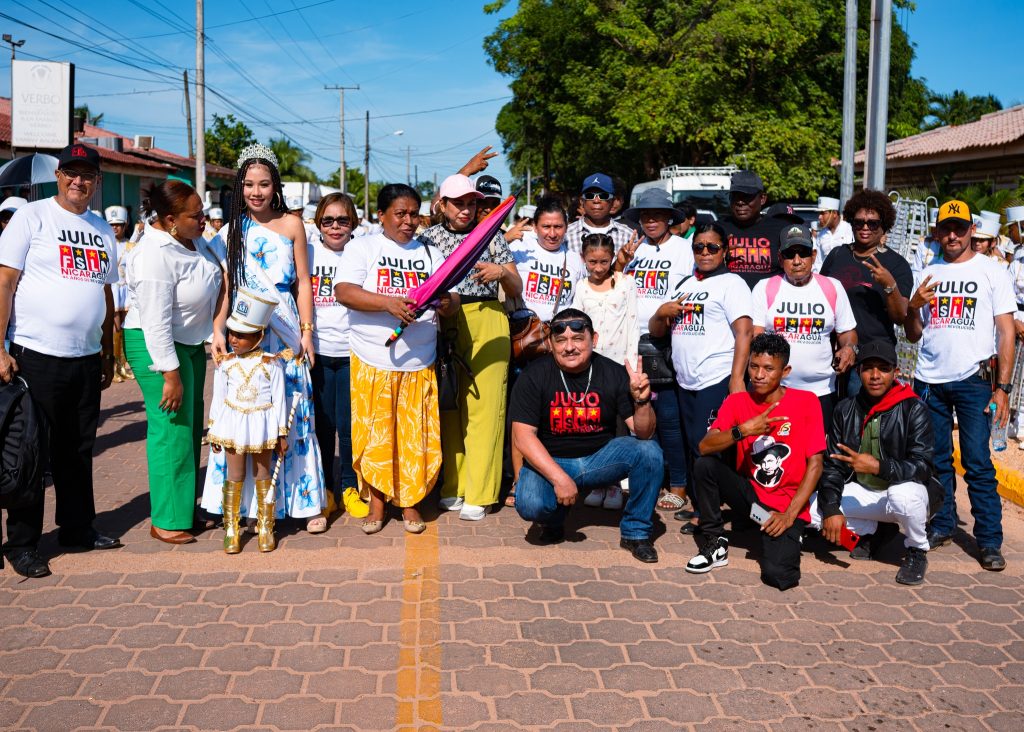 calles adoquinadas en Puerto Cabezas
