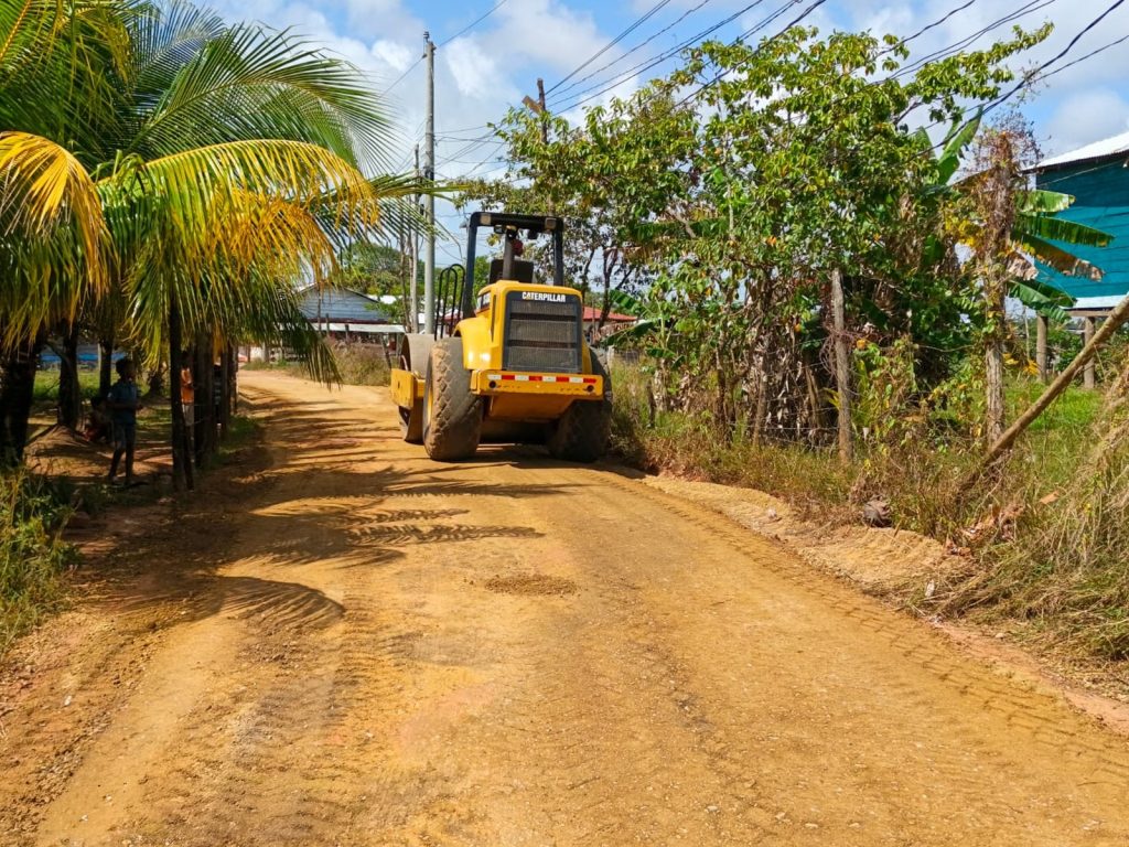 mantenimiento de calles de macadán en Bilwi