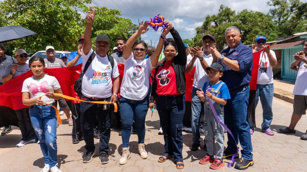 Inauguramos el proyecto de mantenimiento de calles adoquinadas en Bilwi